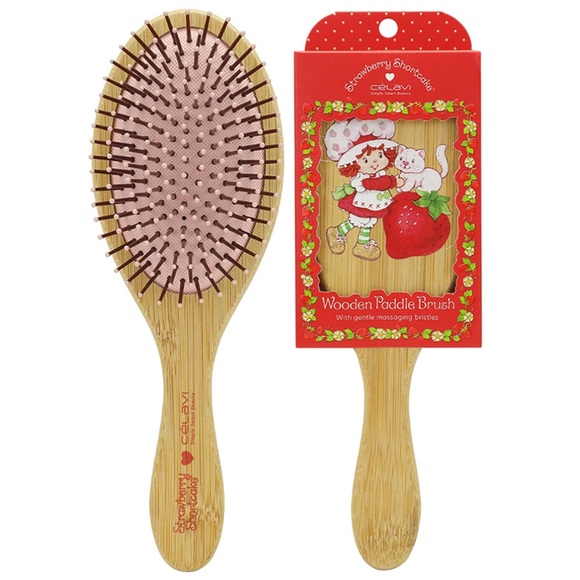 Strawberry Shortcake Wooden Paddle Brush - Picture 2 of 10